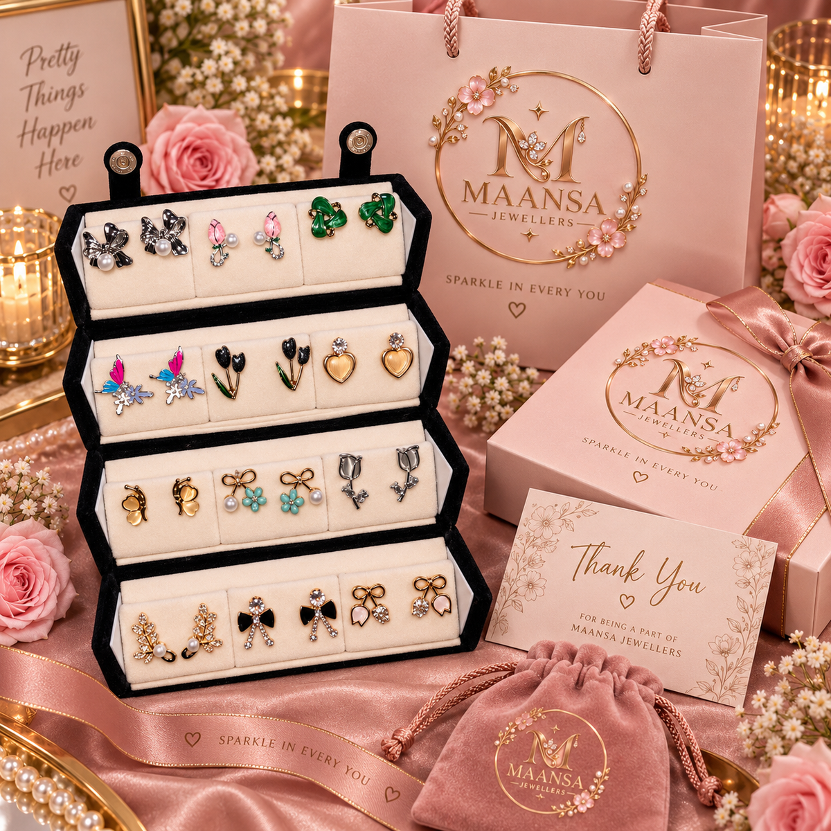 ✨ Trendy Fashion Earrings Collection