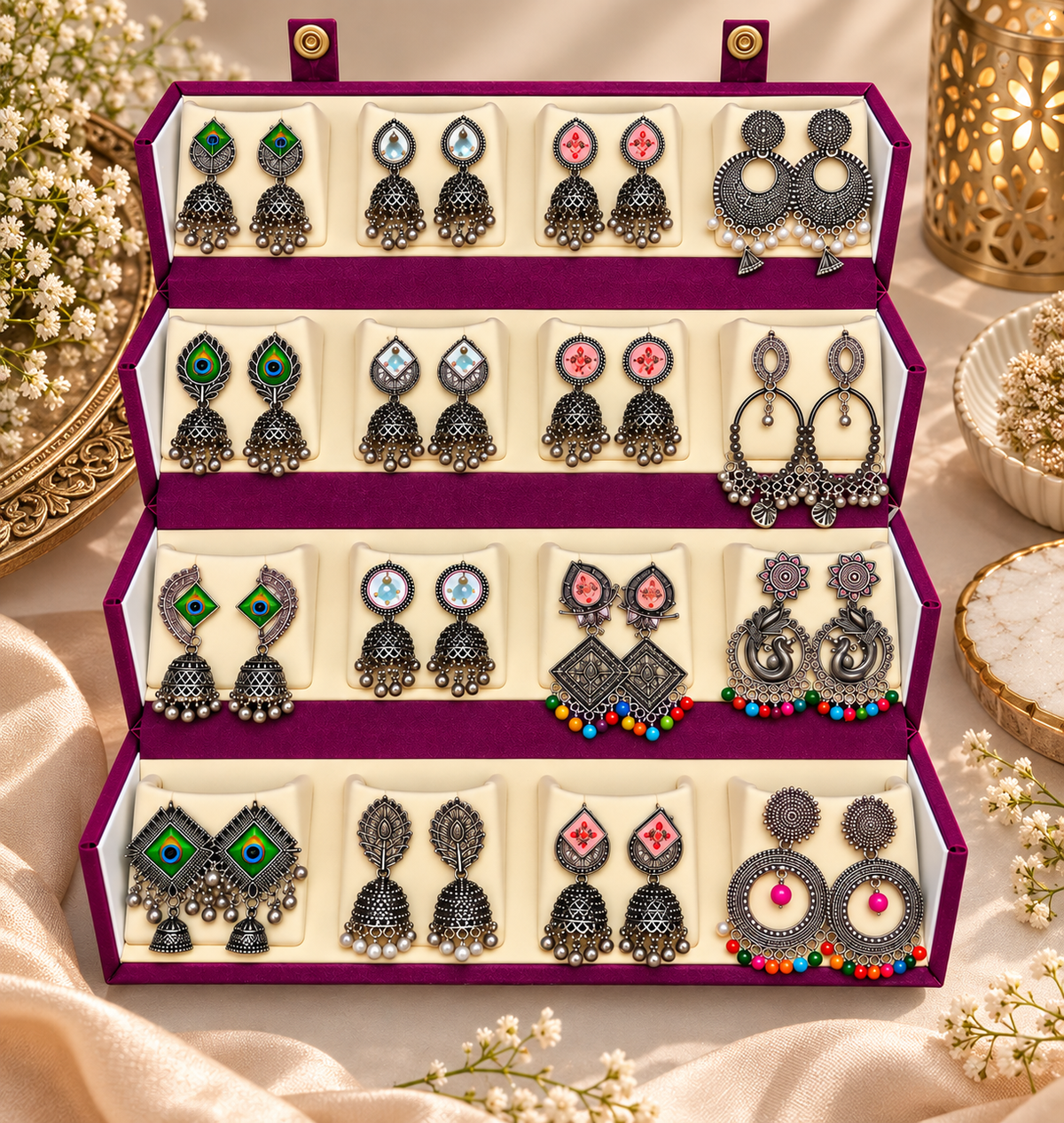✨ Oxidised Jhumka Collection 💖